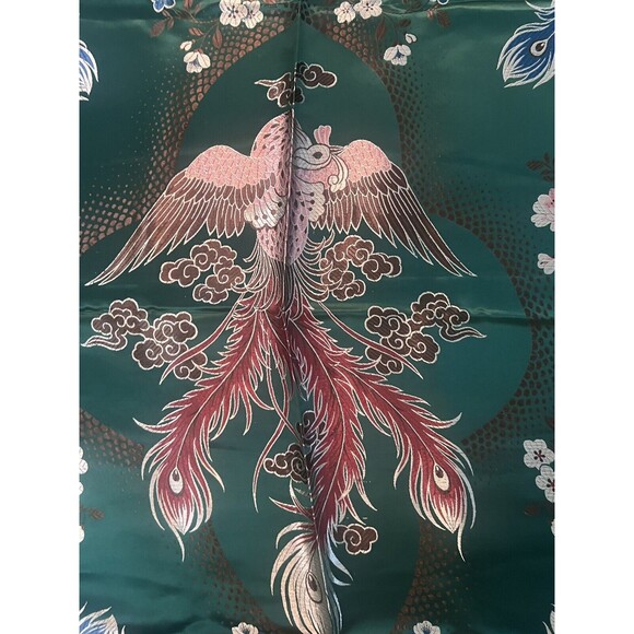 Vintage Chinese Silk Brocade Tapestry Textile 51" x 74" - Picture 5 of 15